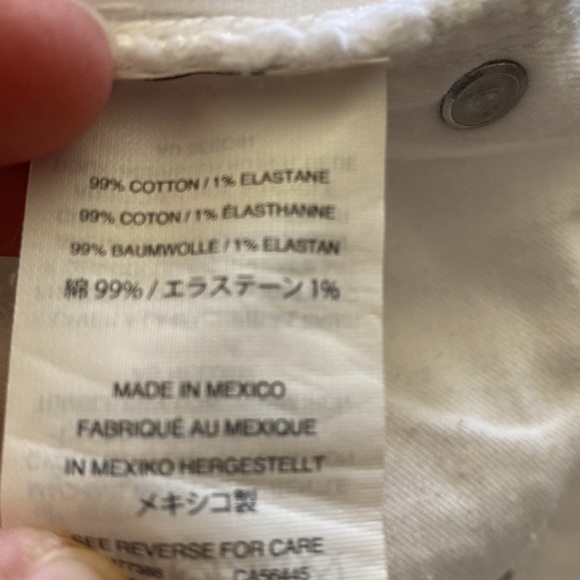 J.Crew Point Sur Slim Distressed White Boyfriend Jeans - 29 - Picture 9 of 10